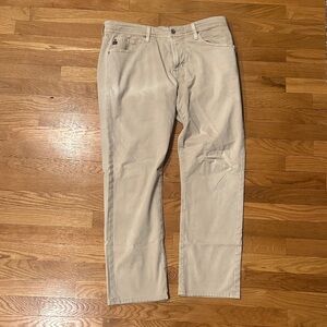 AG Adriano Goldschmied Khaki Trousers